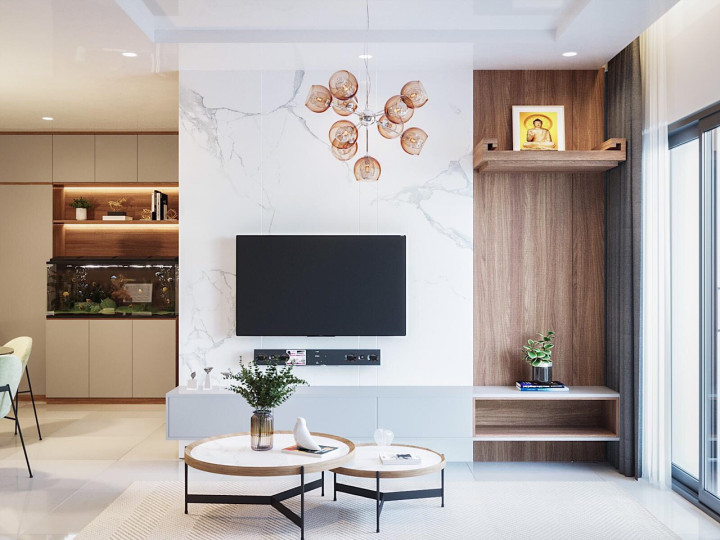 CHO THUÊ CĂN HỘ 2PN CAO CẤP – SKY PARK RESIDENCE – FULL NỘI THẤT – GIÁ 18 TRIỆU/THÁNG